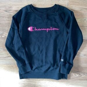 Champion crewneck sweatshirt. Girls size medium